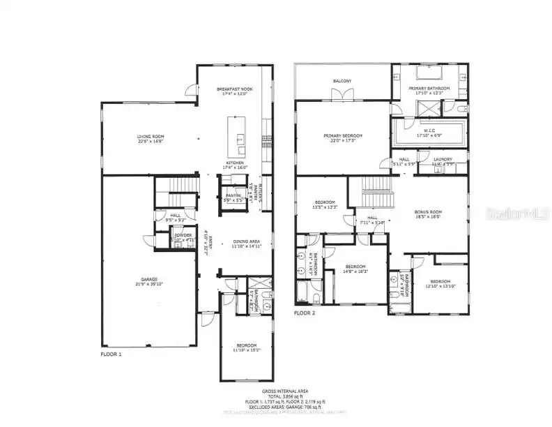 Toll Brothers Madiera floorplan