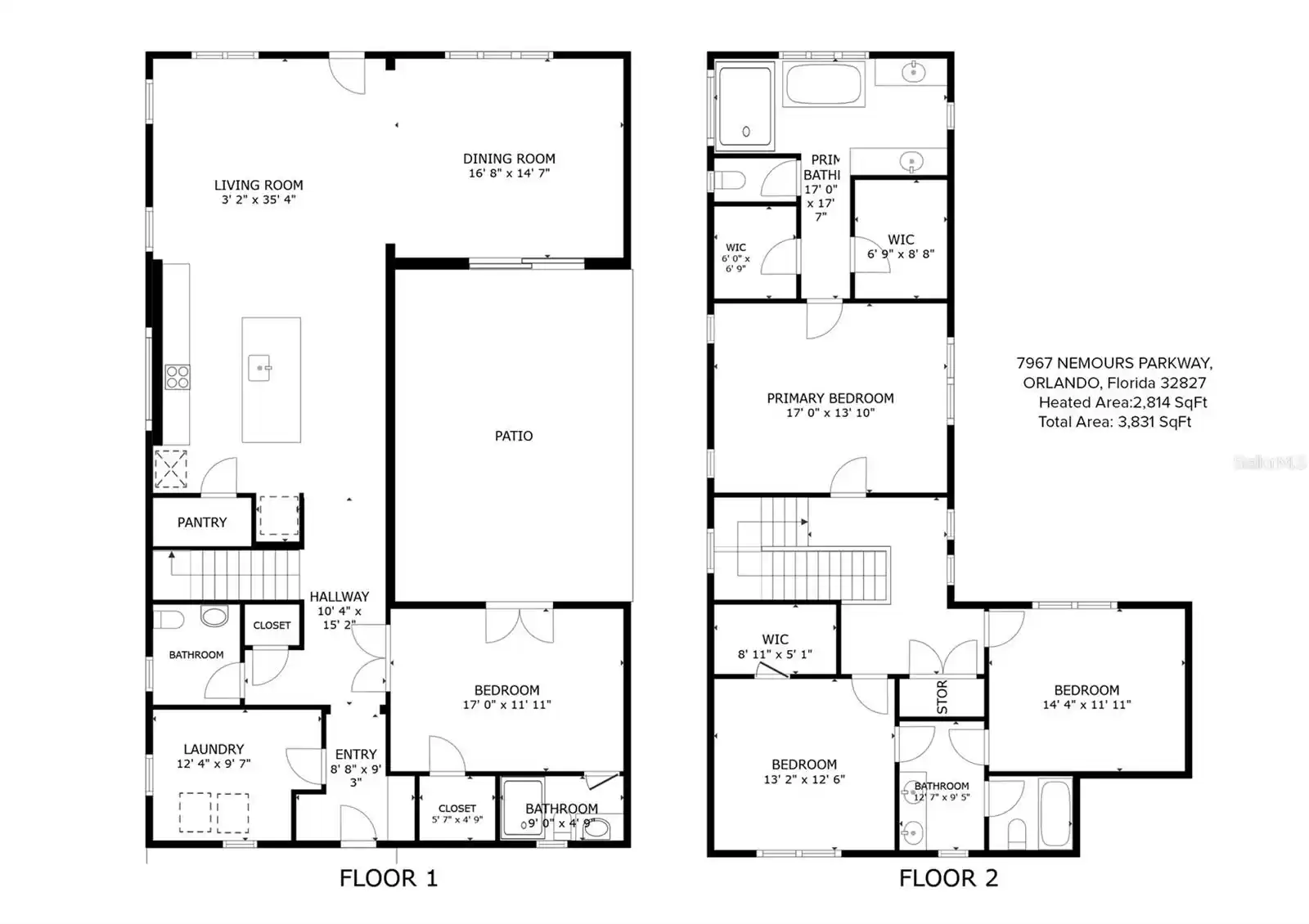 7967 NEMOURS PARKWAY, ORLANDO, Florida 32827, 4 Bedrooms Bedrooms, ,3 BathroomsBathrooms,Residential,For Sale,NEMOURS,MFRO6237021