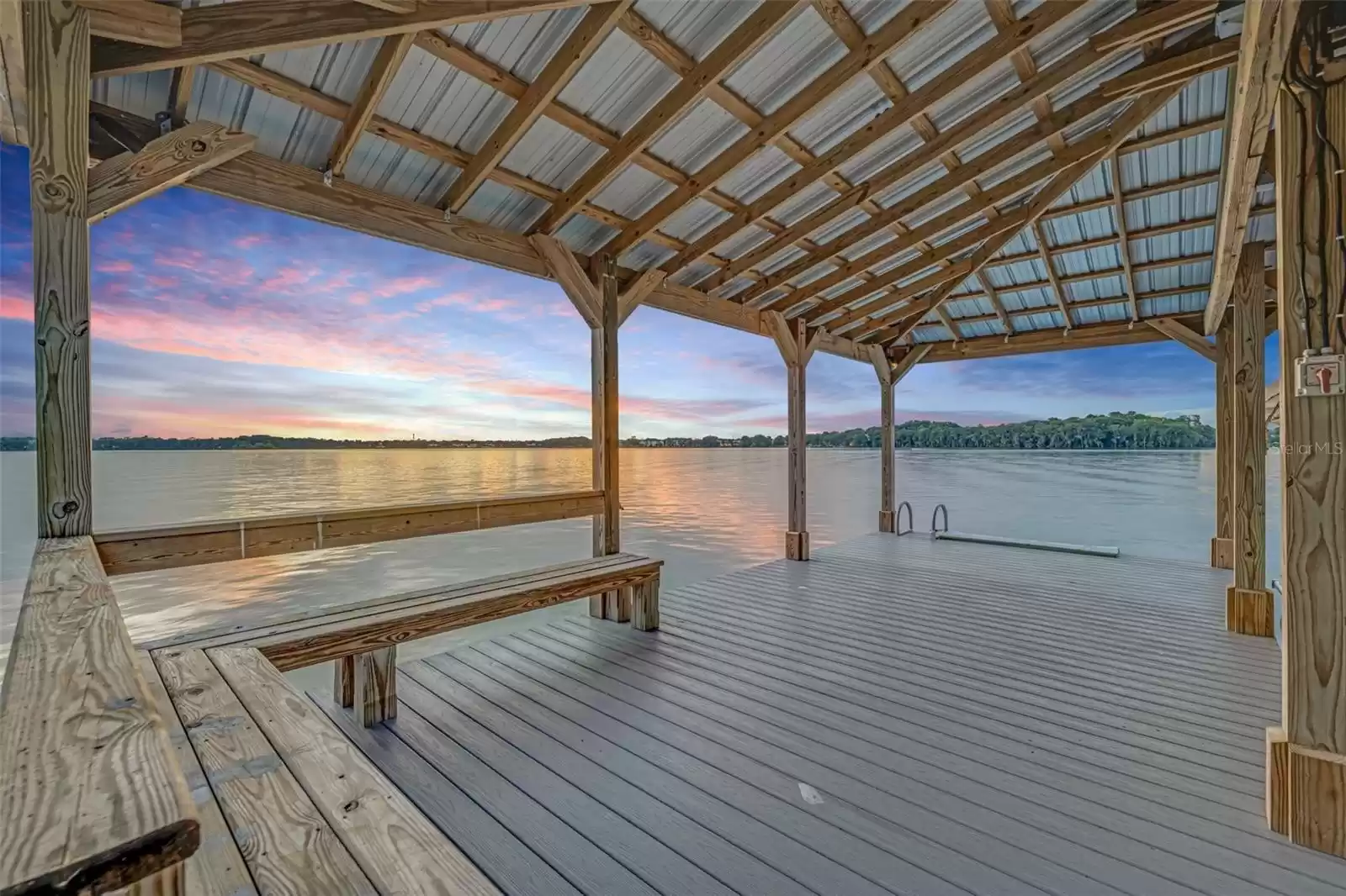 View at Twilight from Dock