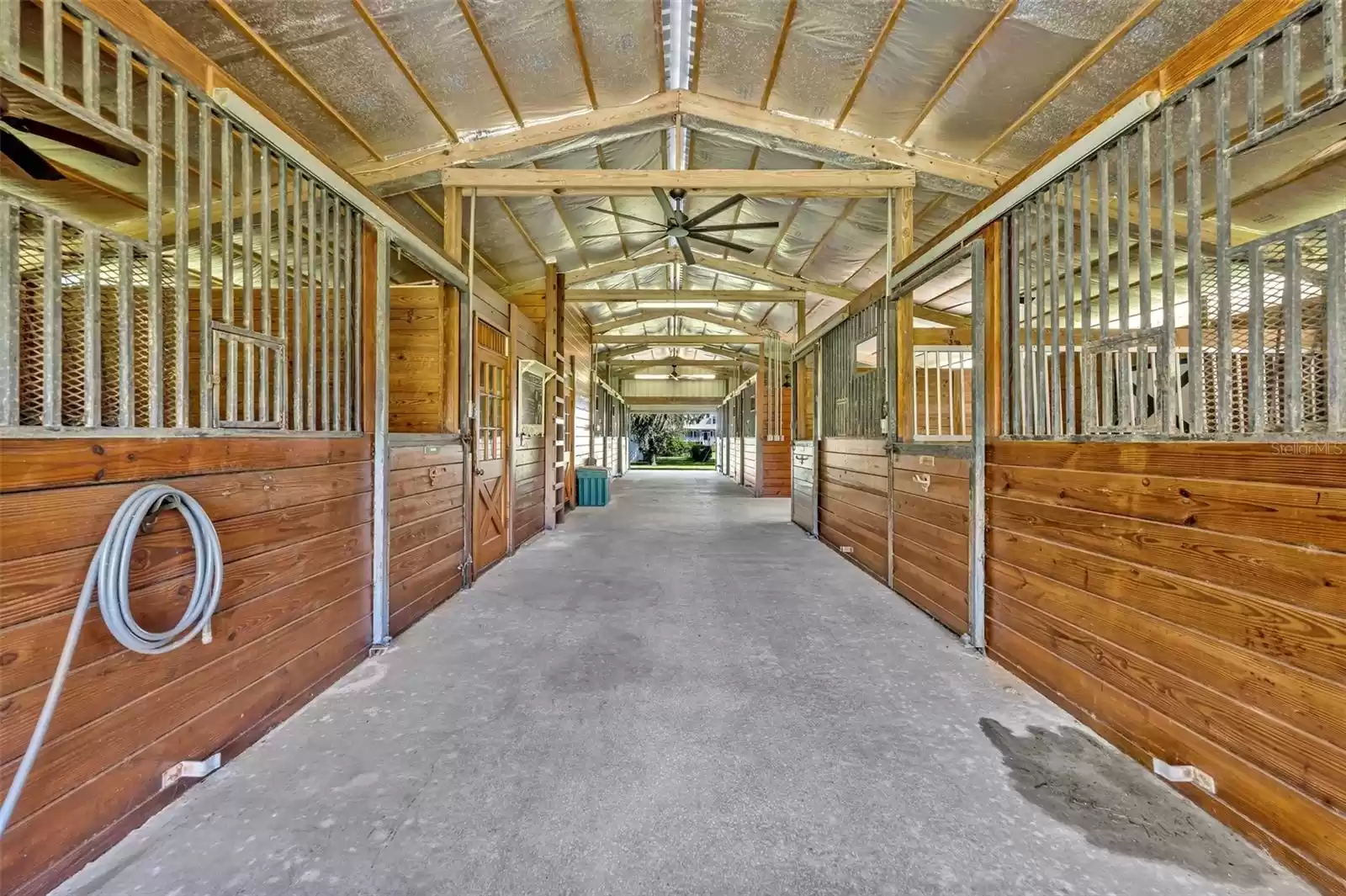 Center Aisle of Barn