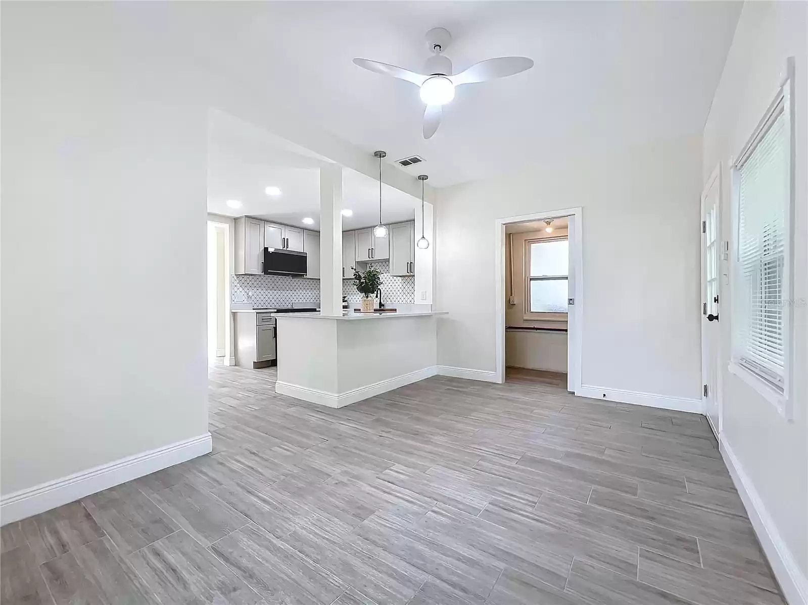 Inside dining room (laundry room entry)