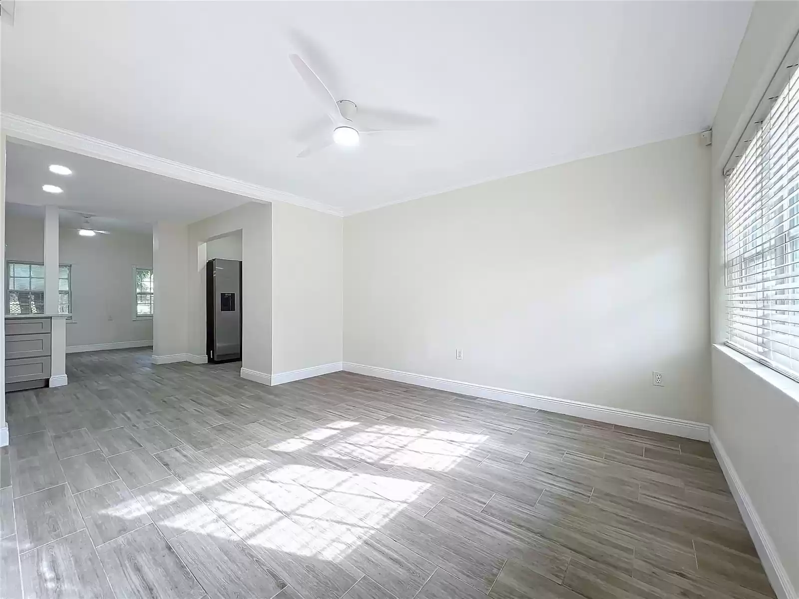 View of living room upon entering