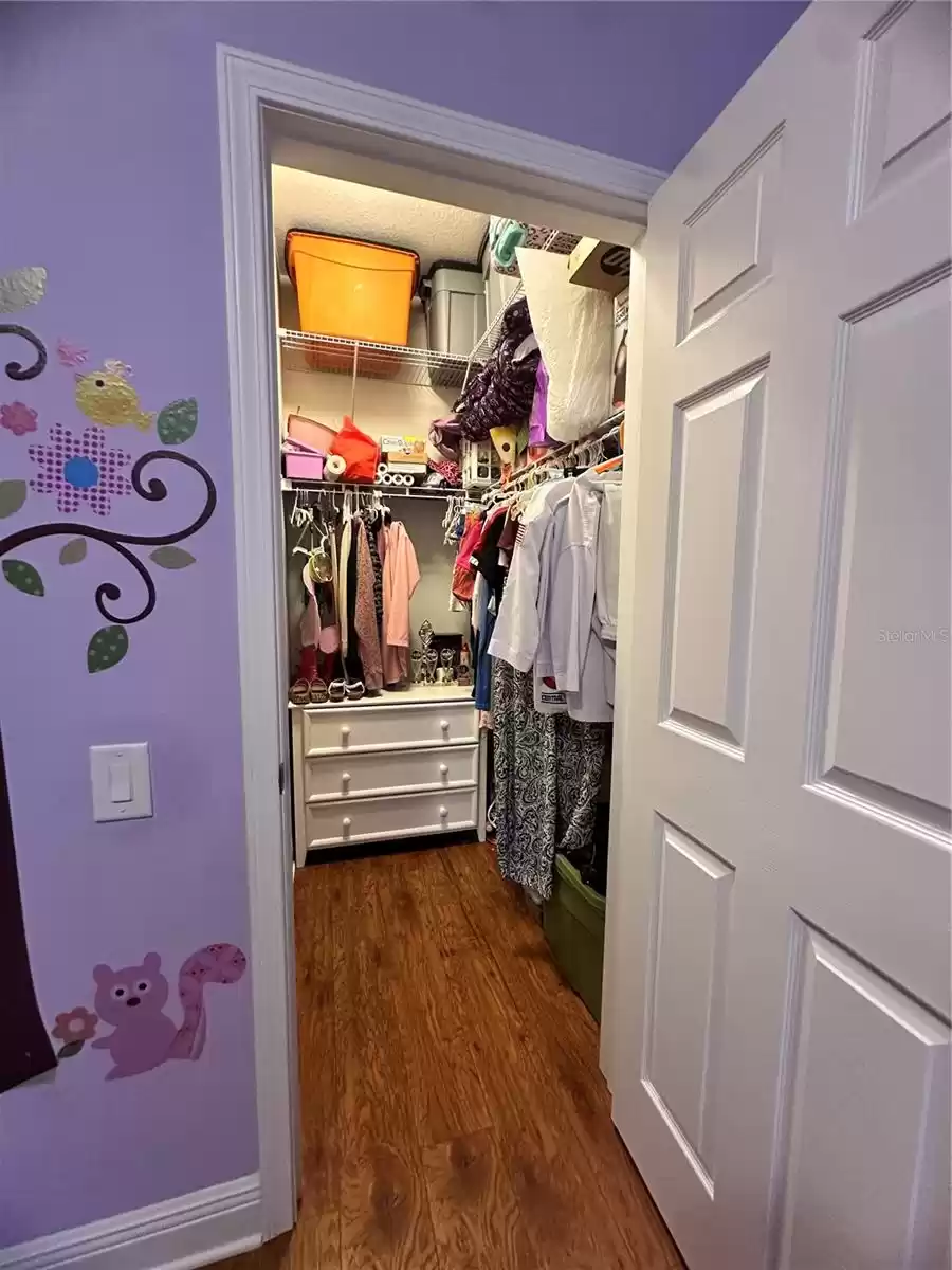 walk in closet for 2nd bedroom