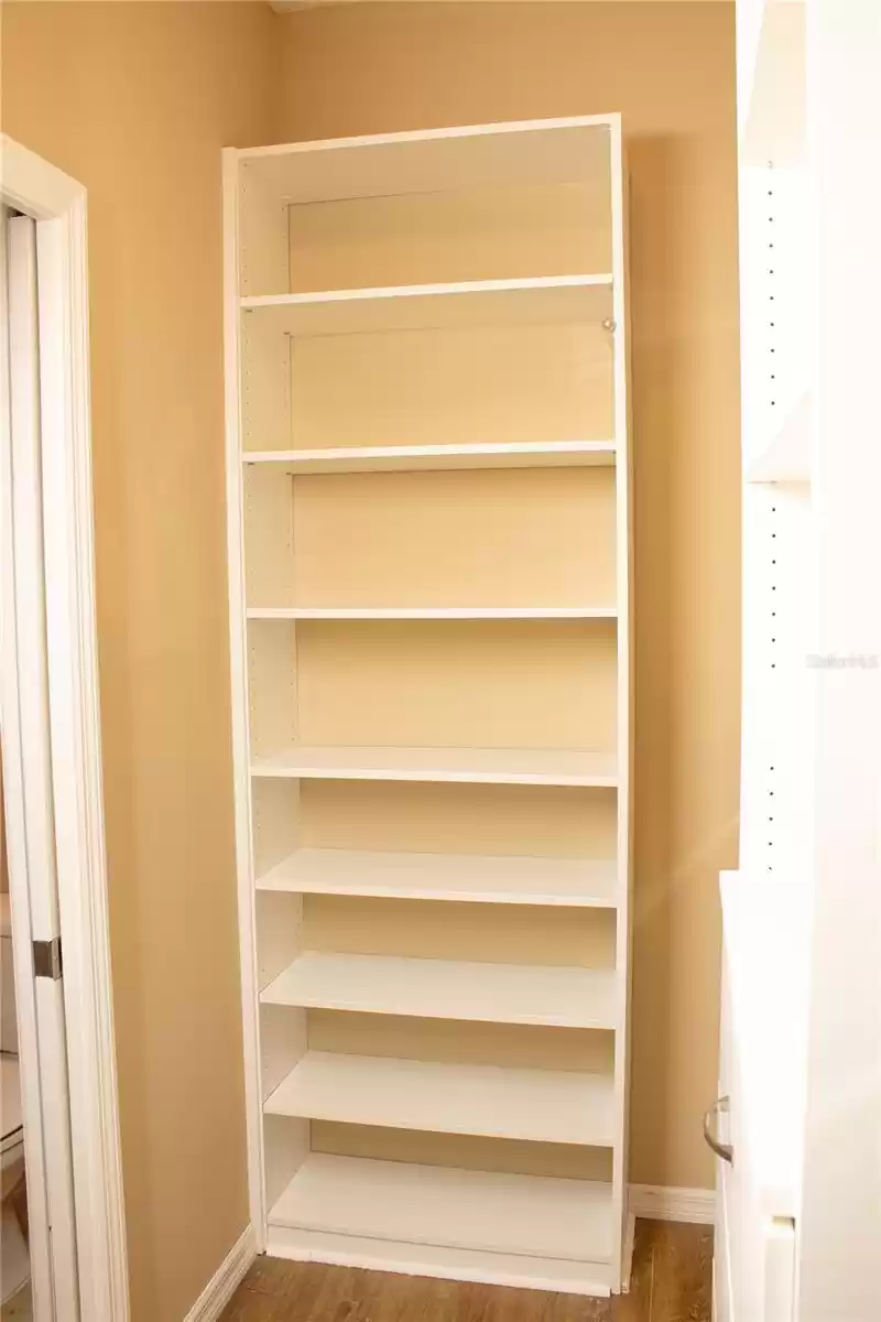 Downstairs - master walk-in closet