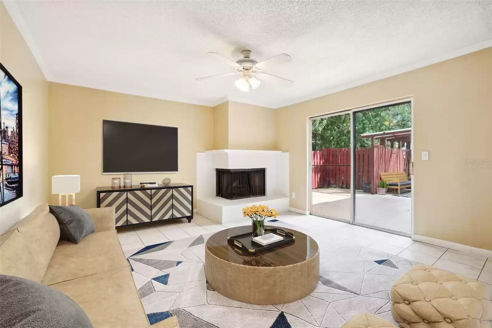 Thanks to sliding glass door access to the private patio your living and dining areas are light and bright and both are easily accessible to the updated galley style kitchen. Virtually Staged.