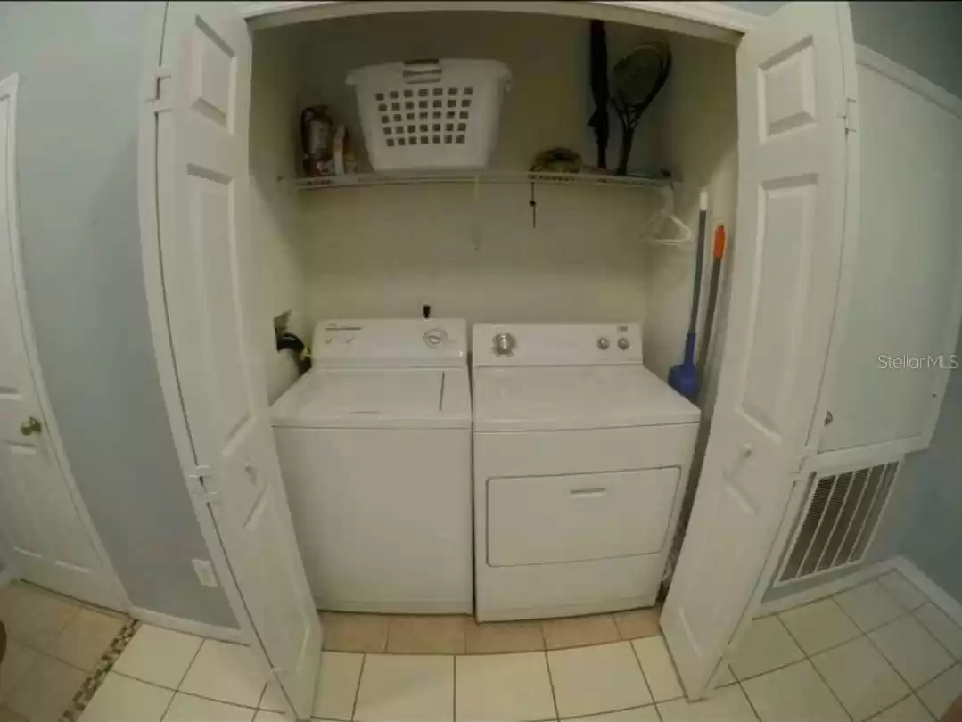 Laundry closet