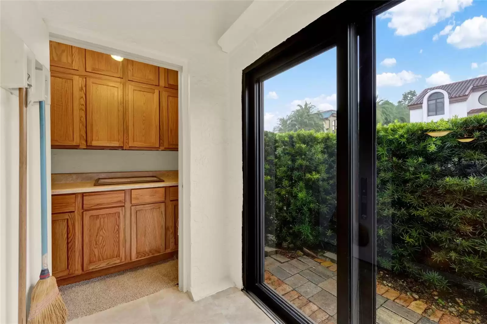 Storage closet in unit