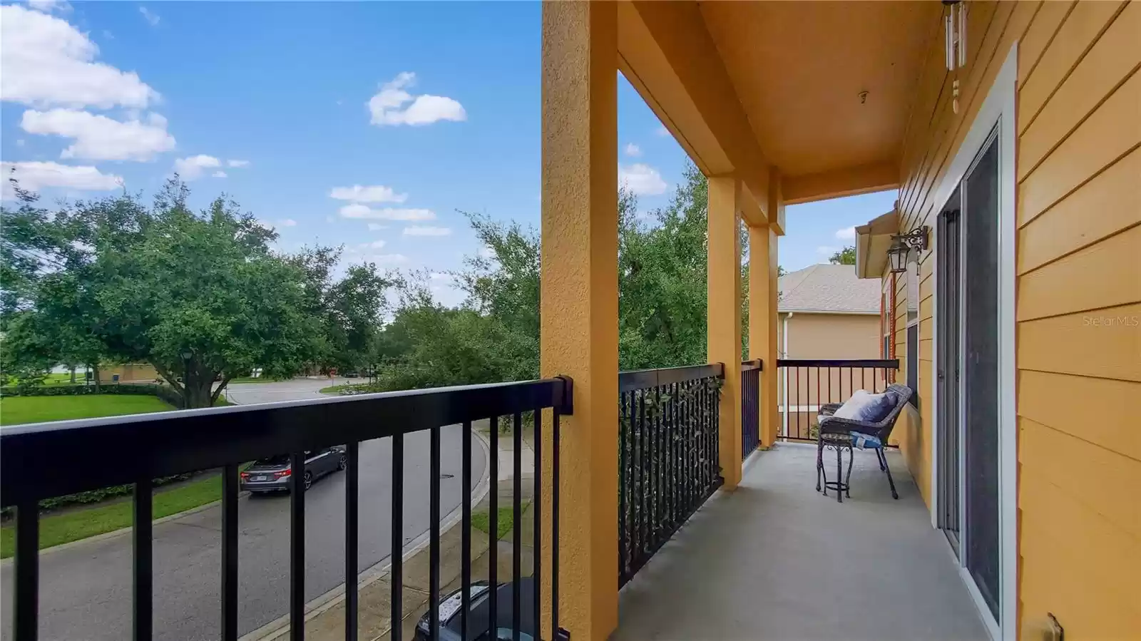 Huge Patio over looking park like setting