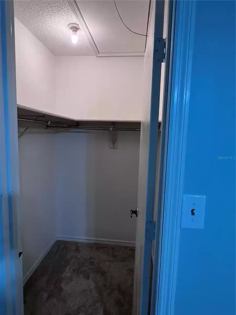 Primary walk-in closet