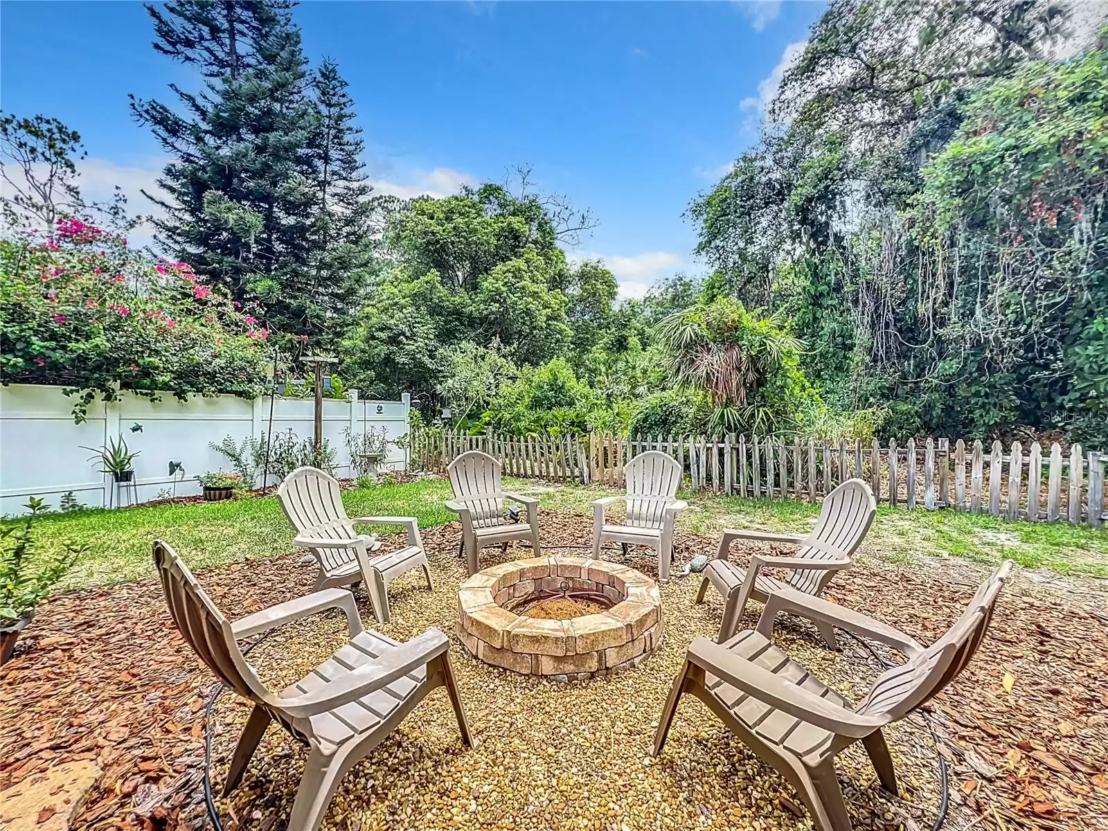 An Open Fence Boarders the Conservation Area and Expands the Feel of Your Backyard. Plenty of Room for a Pool!