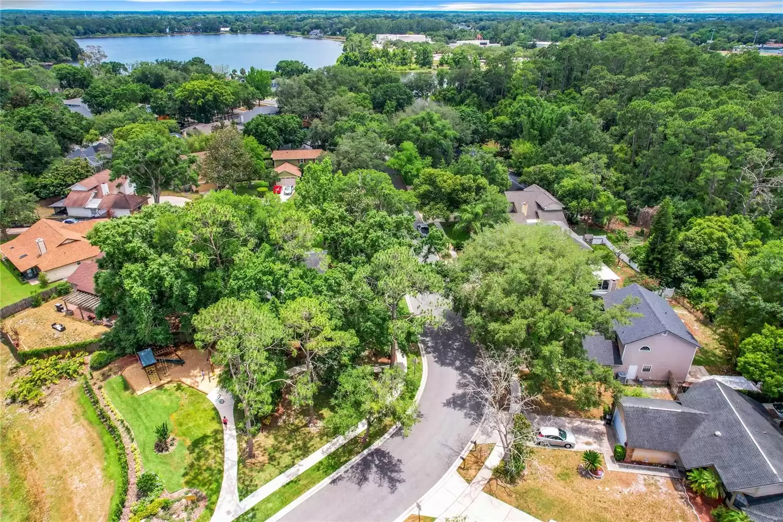 A View of Homes, Lake Burkett, & Other Amenities that make Trinity Bay a Highly Desired Community and Your New Neighborhood!