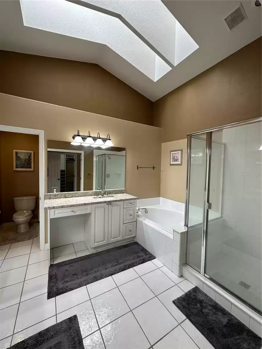 Master Bathroom with Garden Tub