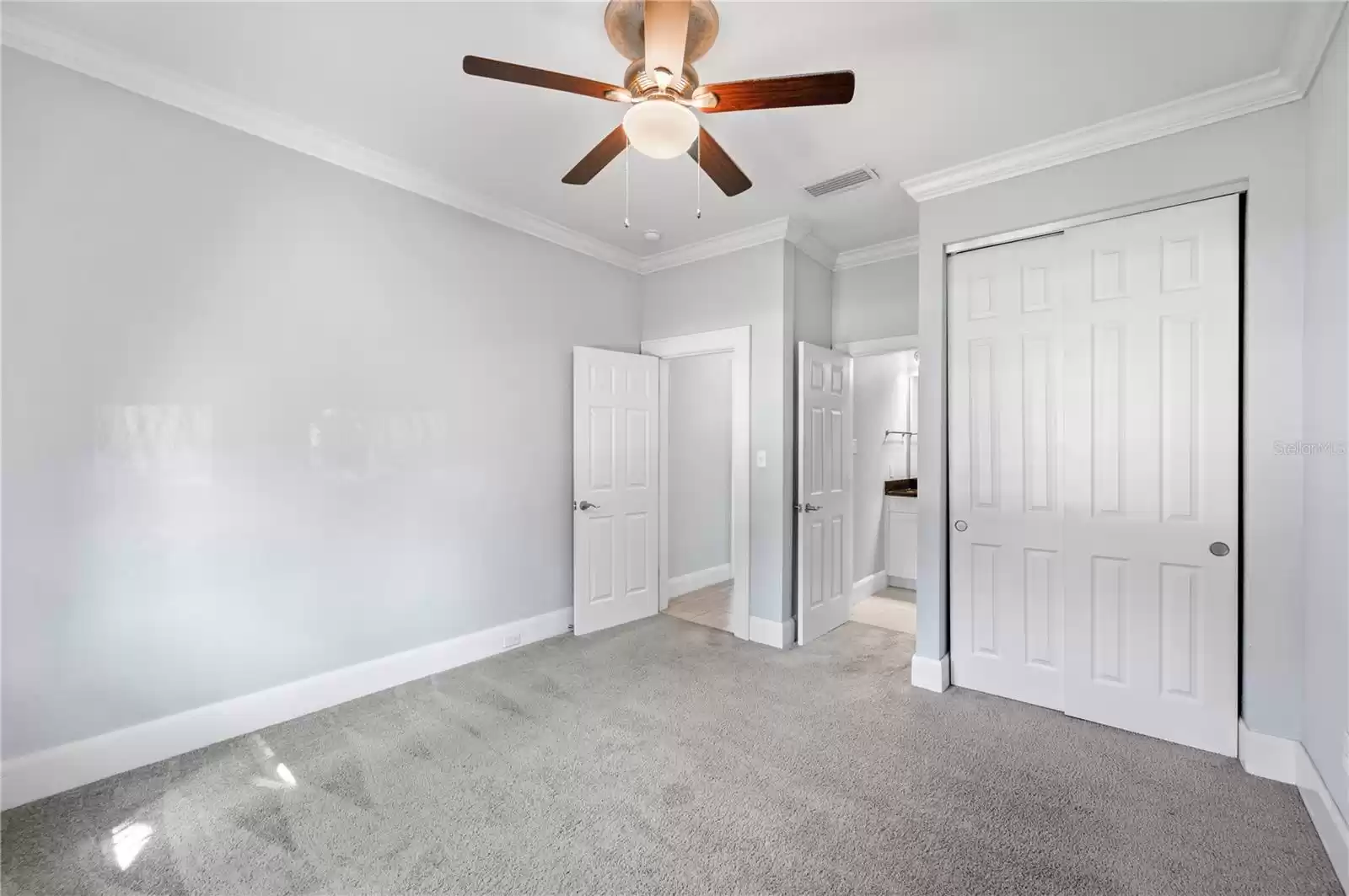 Primary ensuite bedroom at the front of the home