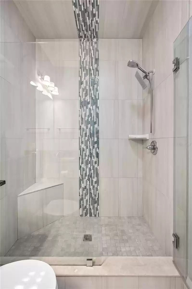 Walk-in shower!