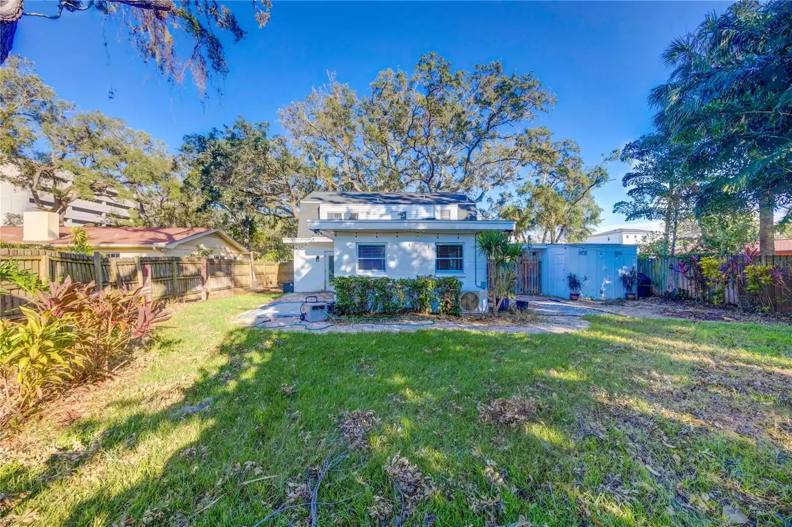 Large Fully fenced backyard