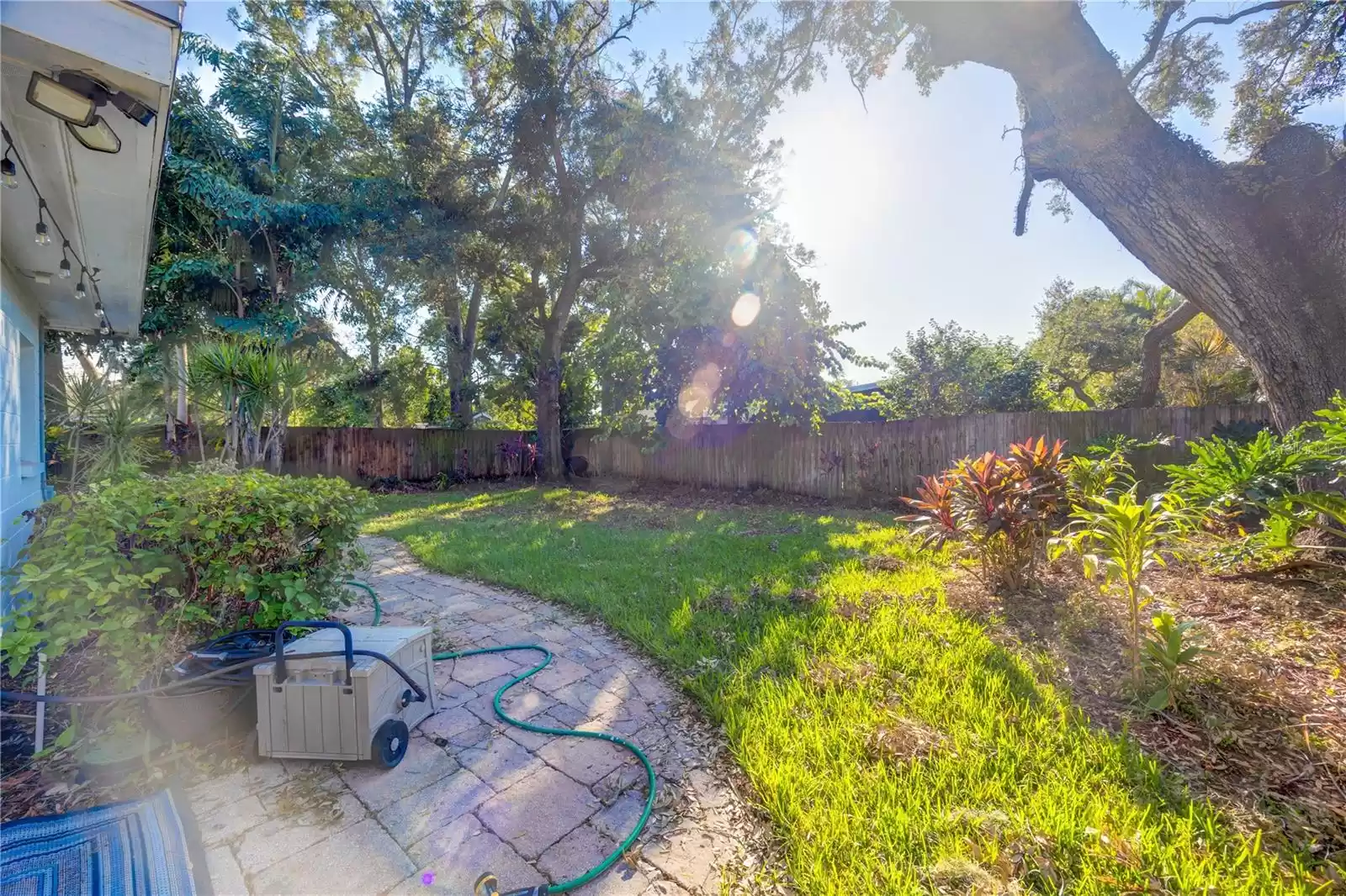 Large Fully fenced backyard