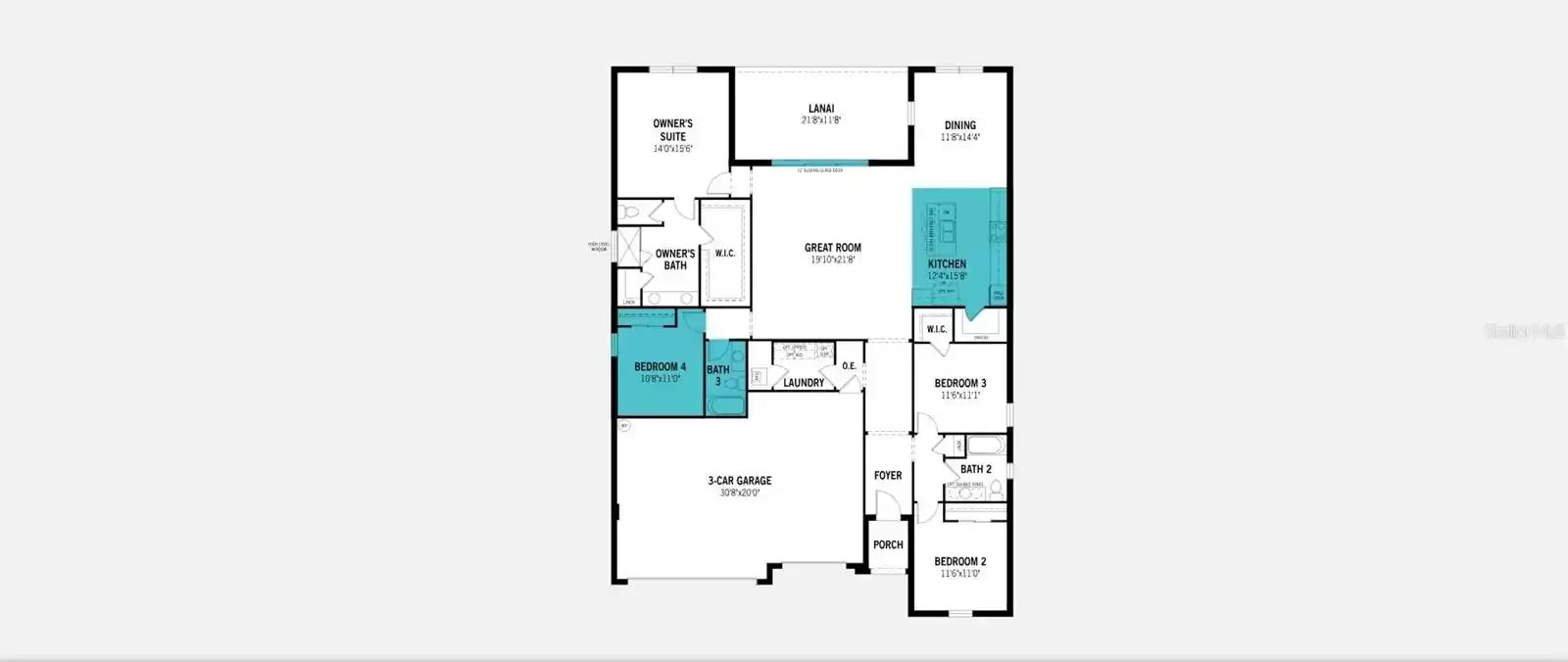 Glacier Bay Floorplan