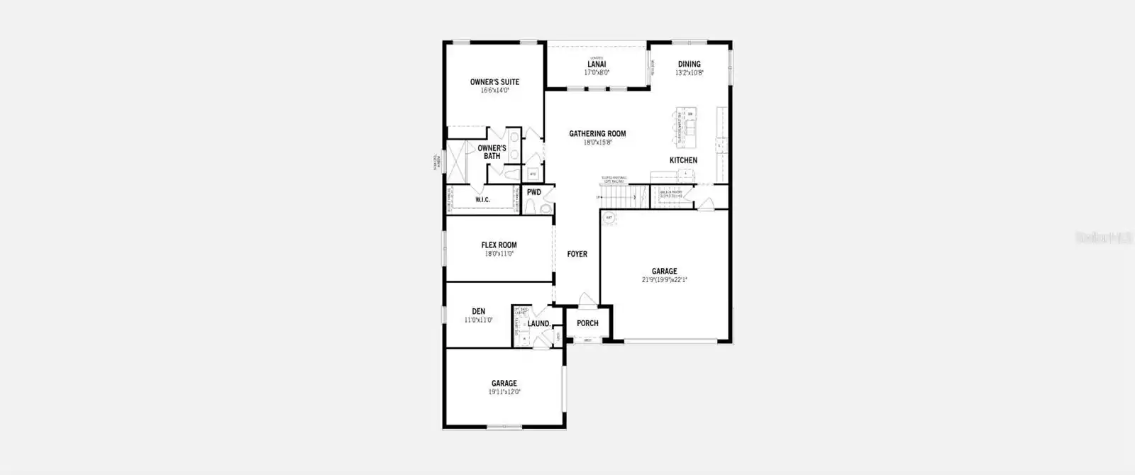 Sarasota Floorplan - First Floor