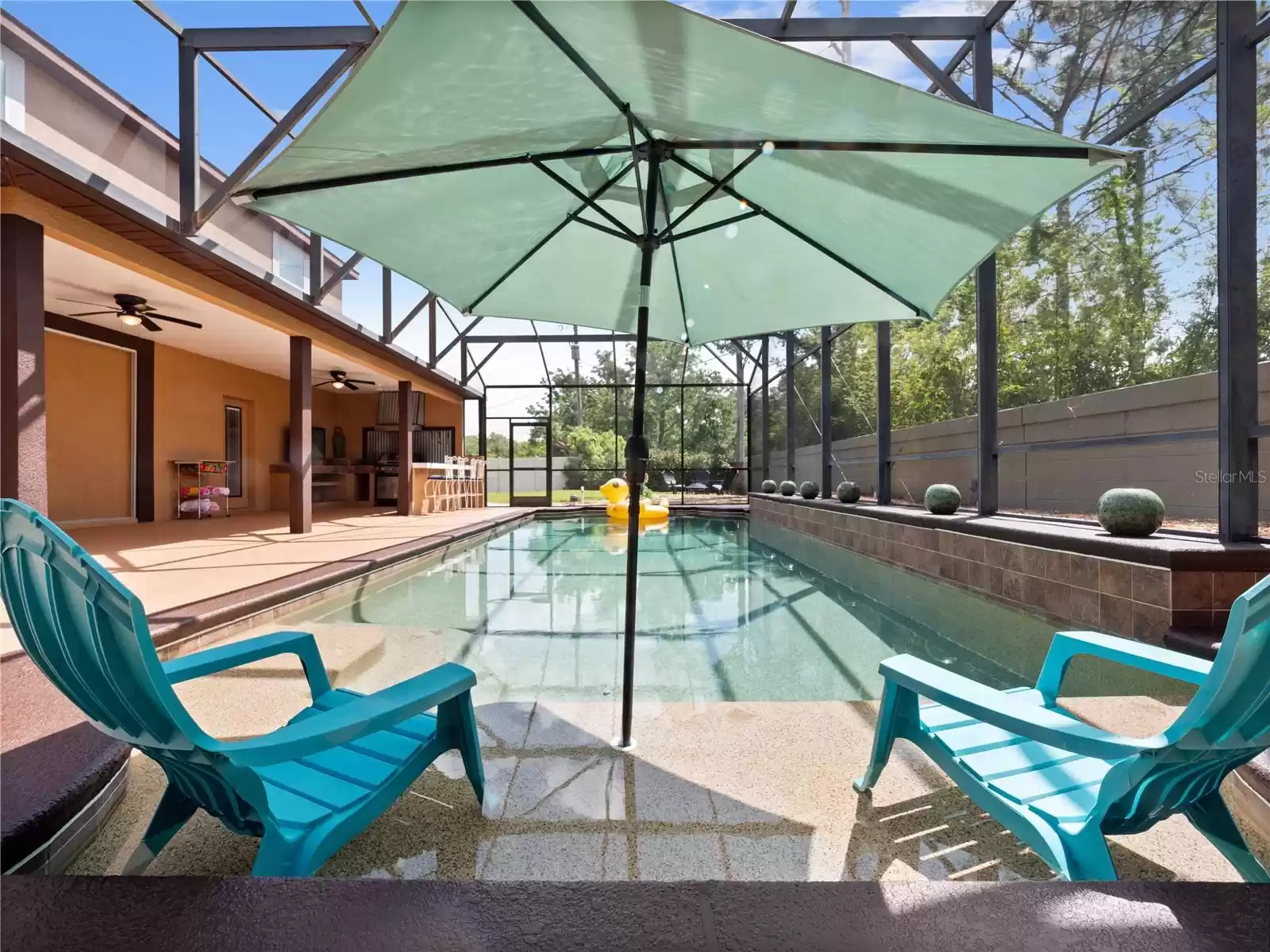 Pool Tanning Shelf