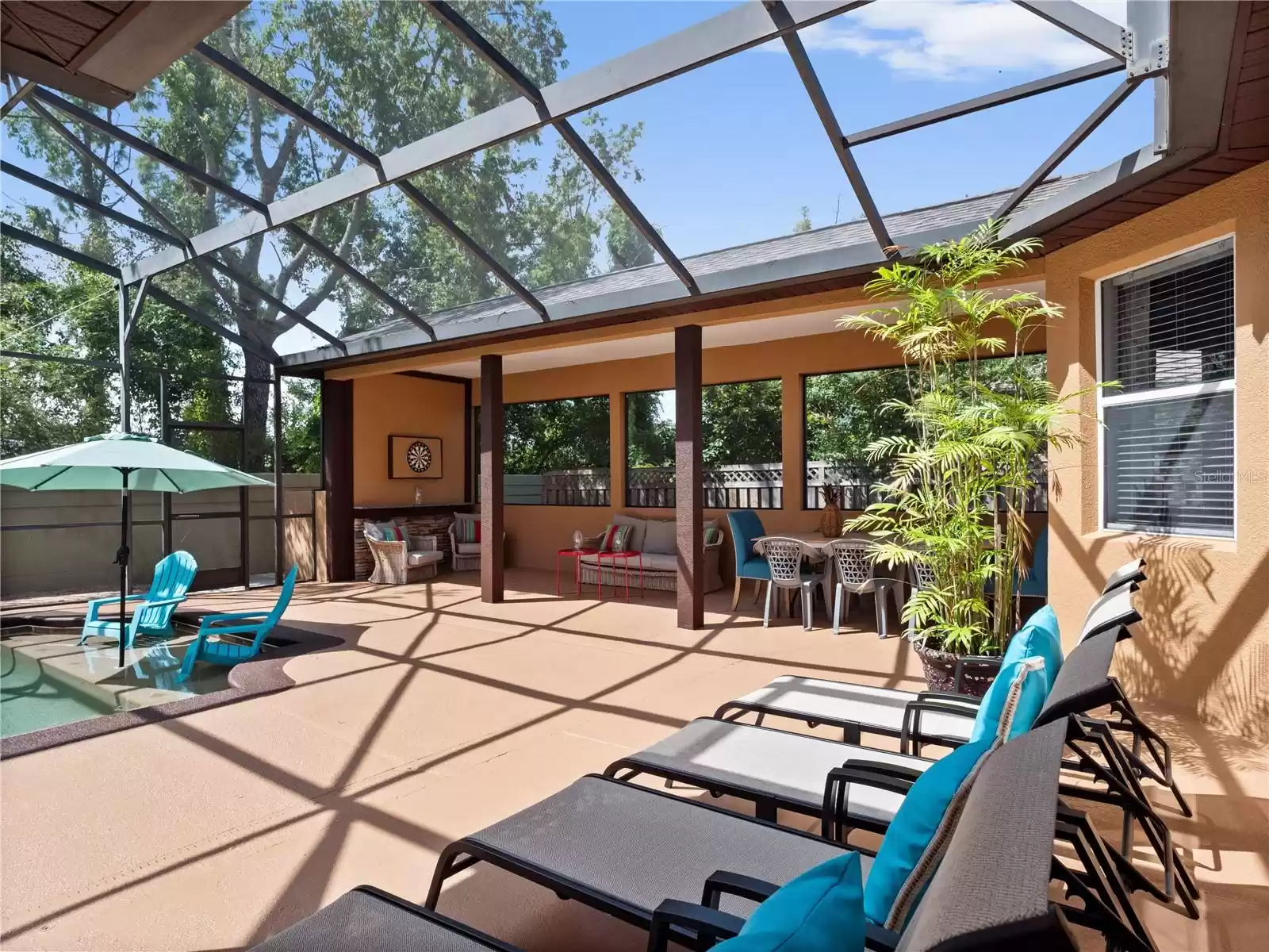 Screened-in Pool Area