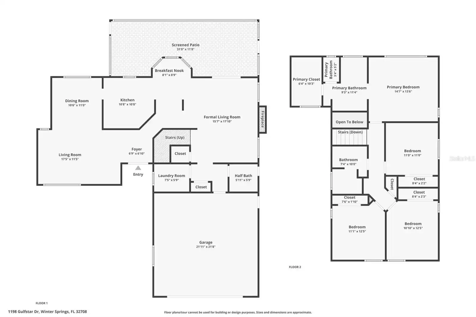 1198 GULFSTAR DRIVE, WINTER SPRINGS, Florida 32708, 4 Bedrooms Bedrooms, ,2 BathroomsBathrooms,Residential,For Sale,GULFSTAR,MFRV4939008