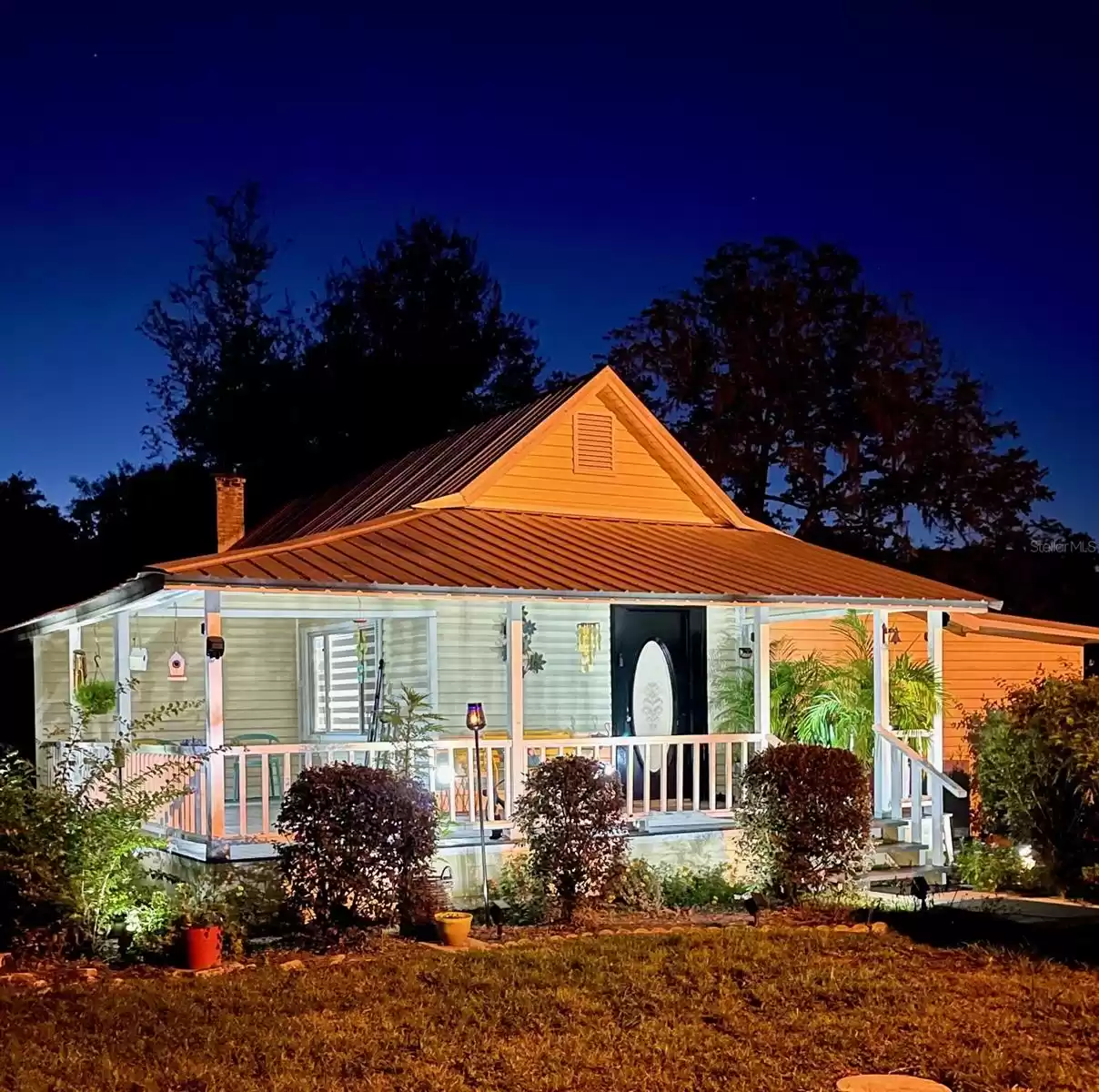 House at night