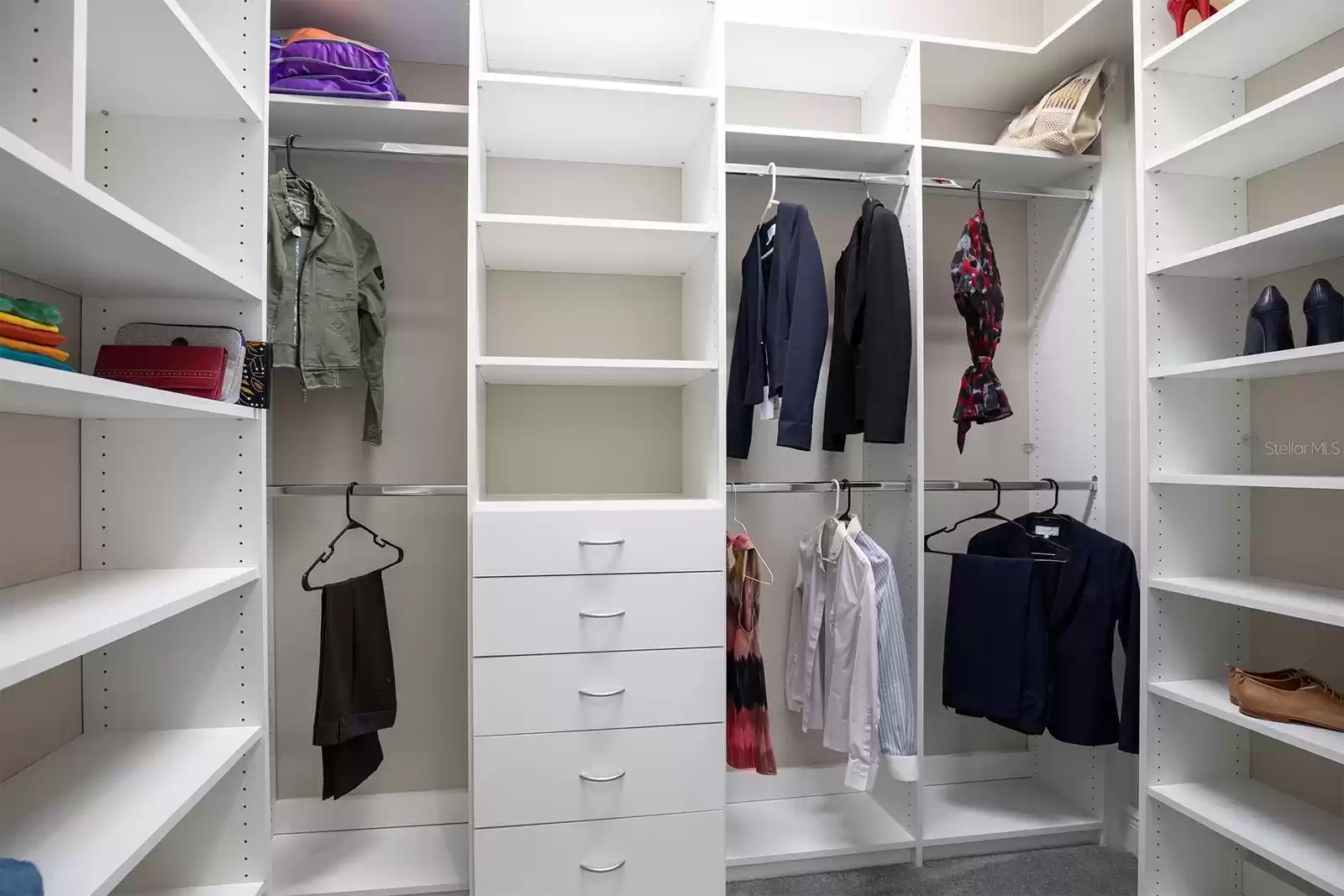 Primary Suite Walk-In Closet