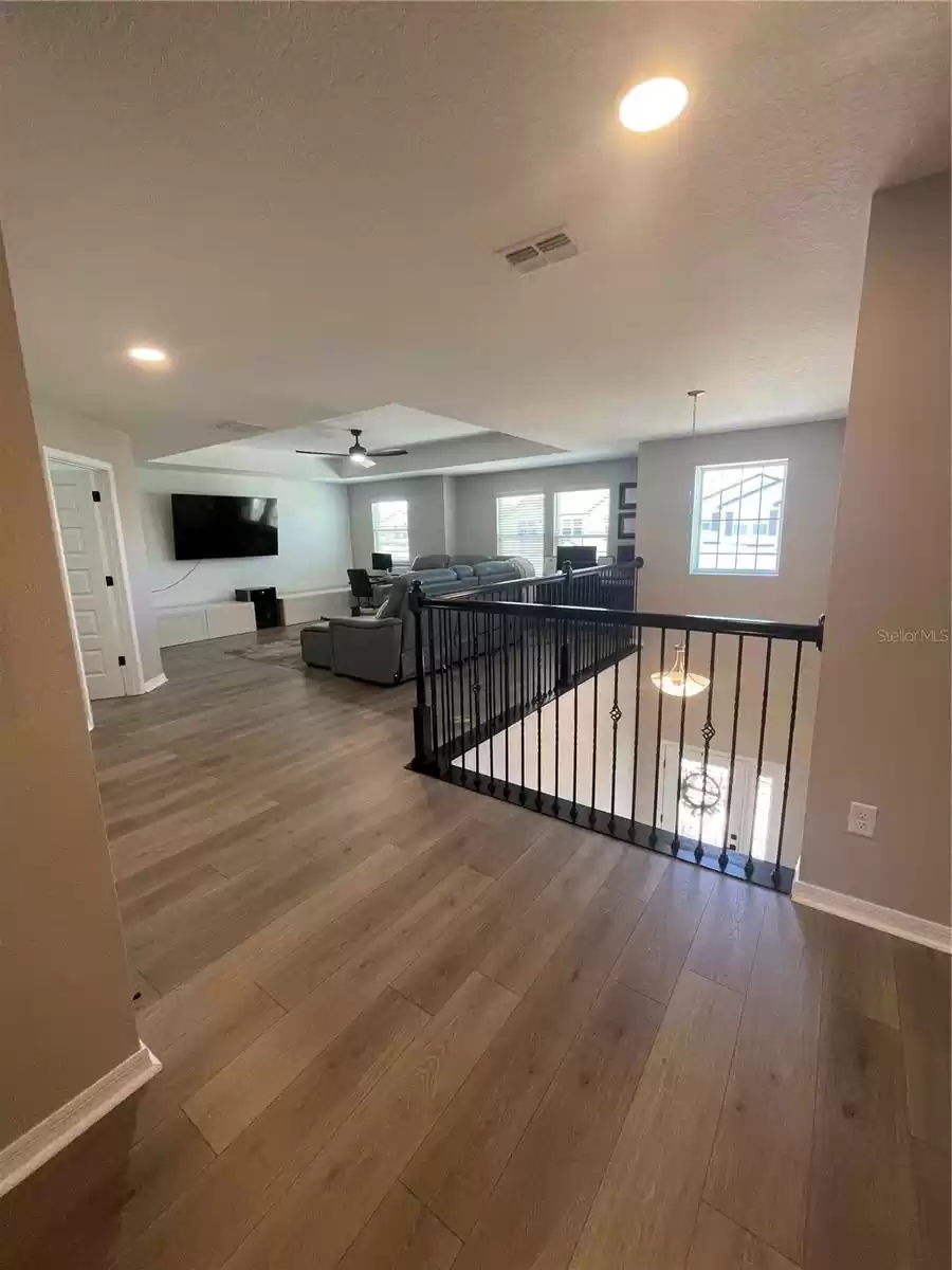 Upstairs family room