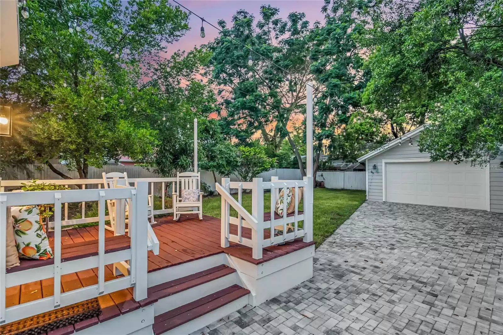 Gated Driveway and Private Yard