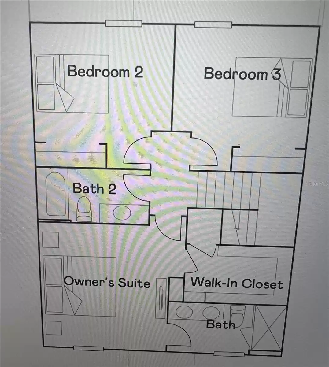 Upstairs- Floorplan