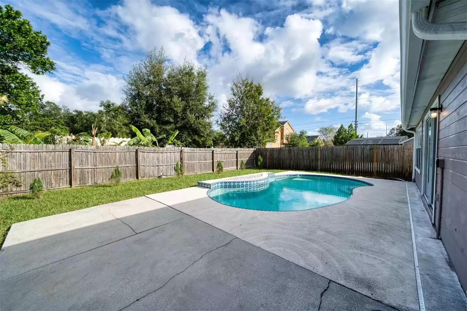 Large patio perfect for entertaining!