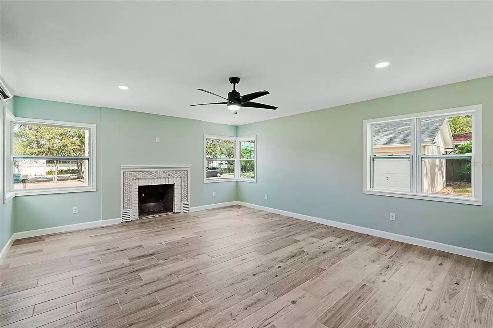 Living Room with Fireplace