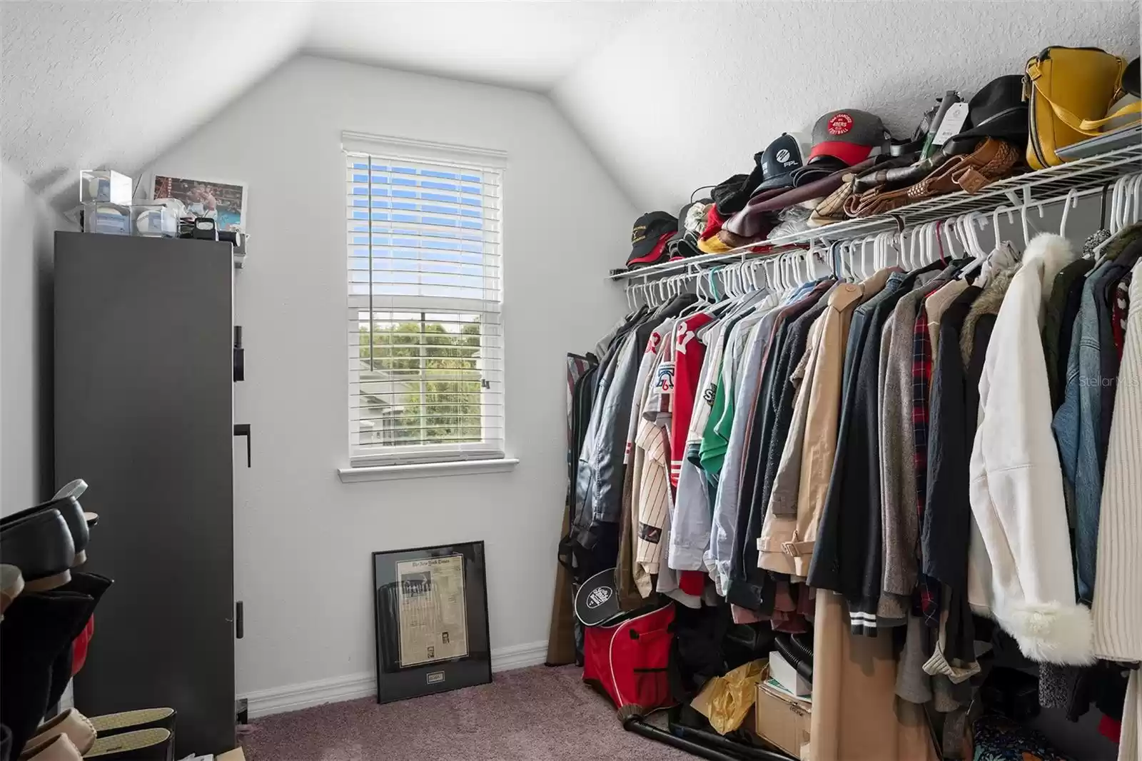 Master walk-in closet