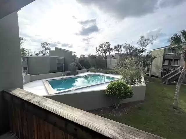 Pool View from Back Patio