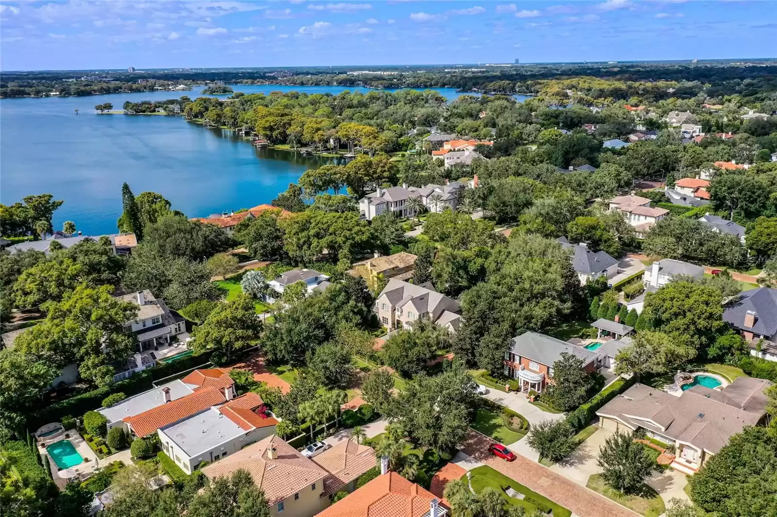 Overlooking beautiful Lake Maitland