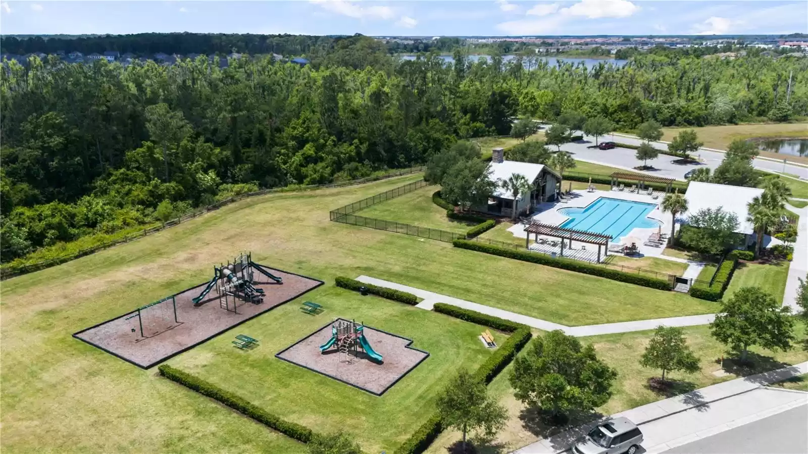 Aerial Pool /Park