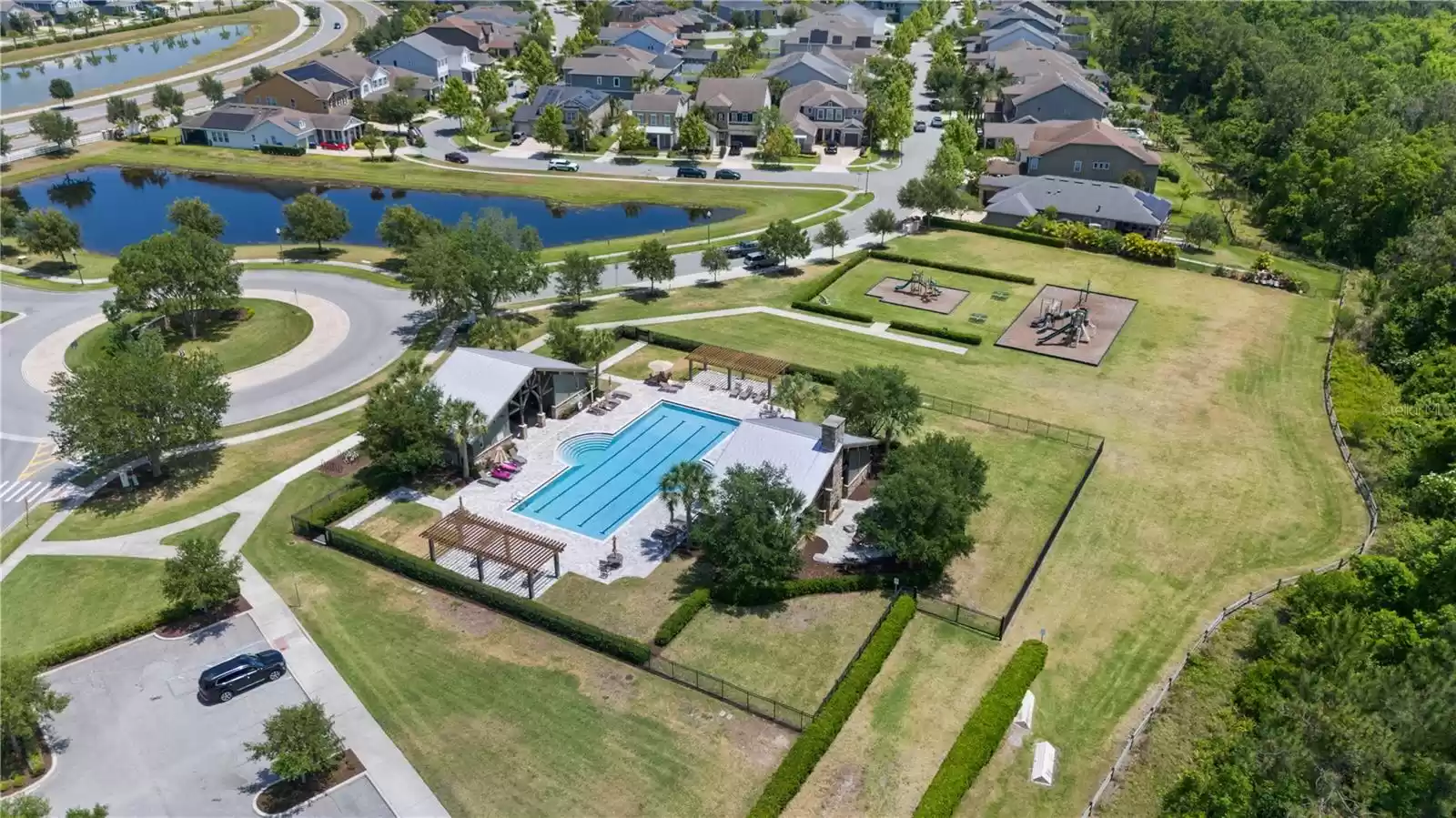 Aerial Pool /Park