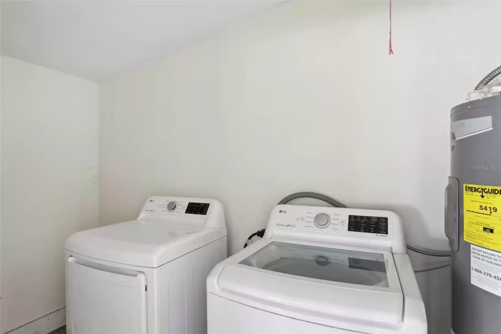 Laundry Closet in Carport