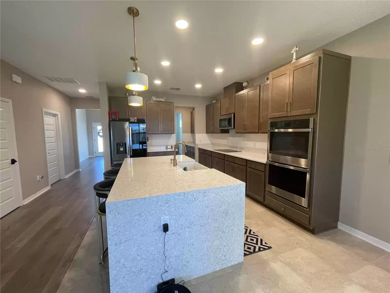 Gourmet Kitchen to include quartz counter tops, double oven!