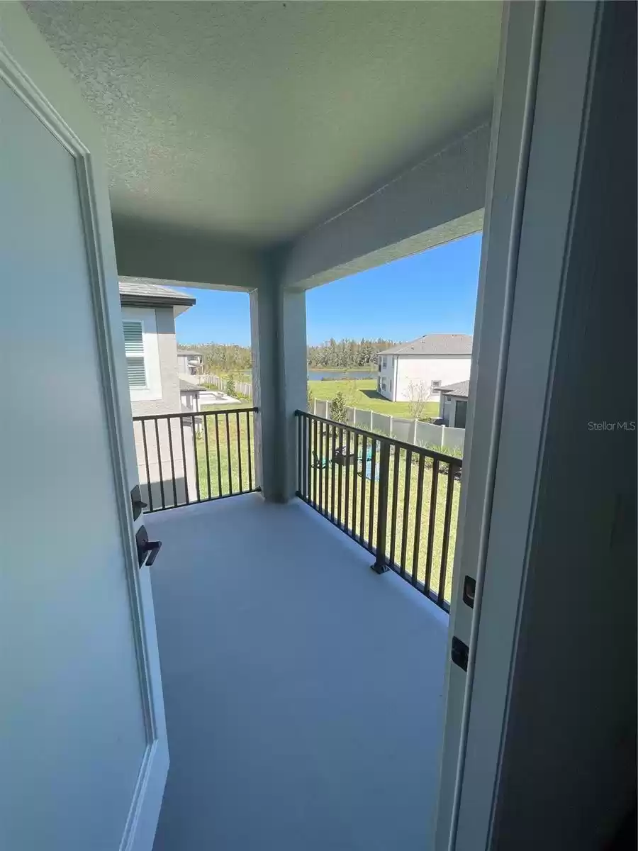 Balcony from master bedroom