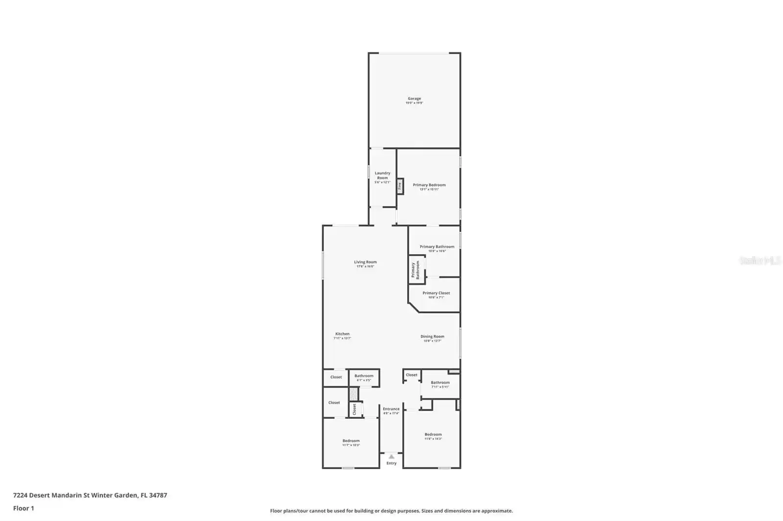 7224 DESERT MANDARIN STREET, WINTER GARDEN, Florida 34787, 3 Bedrooms Bedrooms, ,2 BathroomsBathrooms,Residential,For Sale,DESERT MANDARIN,MFRO6253615