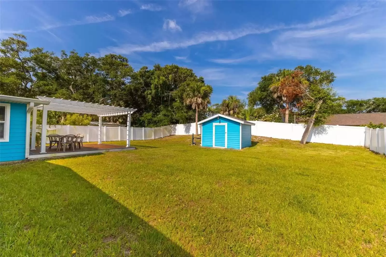 Fenced in Backyard