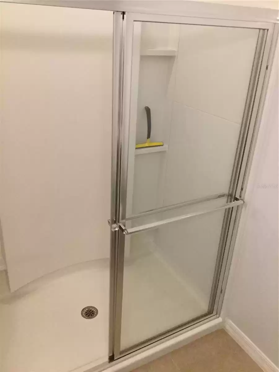 Master shower