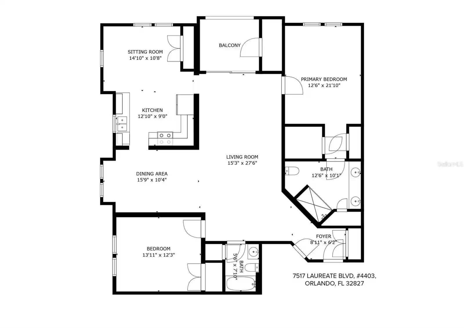 7517 LAUREATE BOULEVARD, ORLANDO, Florida 32827, 2 Bedrooms Bedrooms, ,2 BathroomsBathrooms,Residential,For Sale,LAUREATE,MFRO6201711