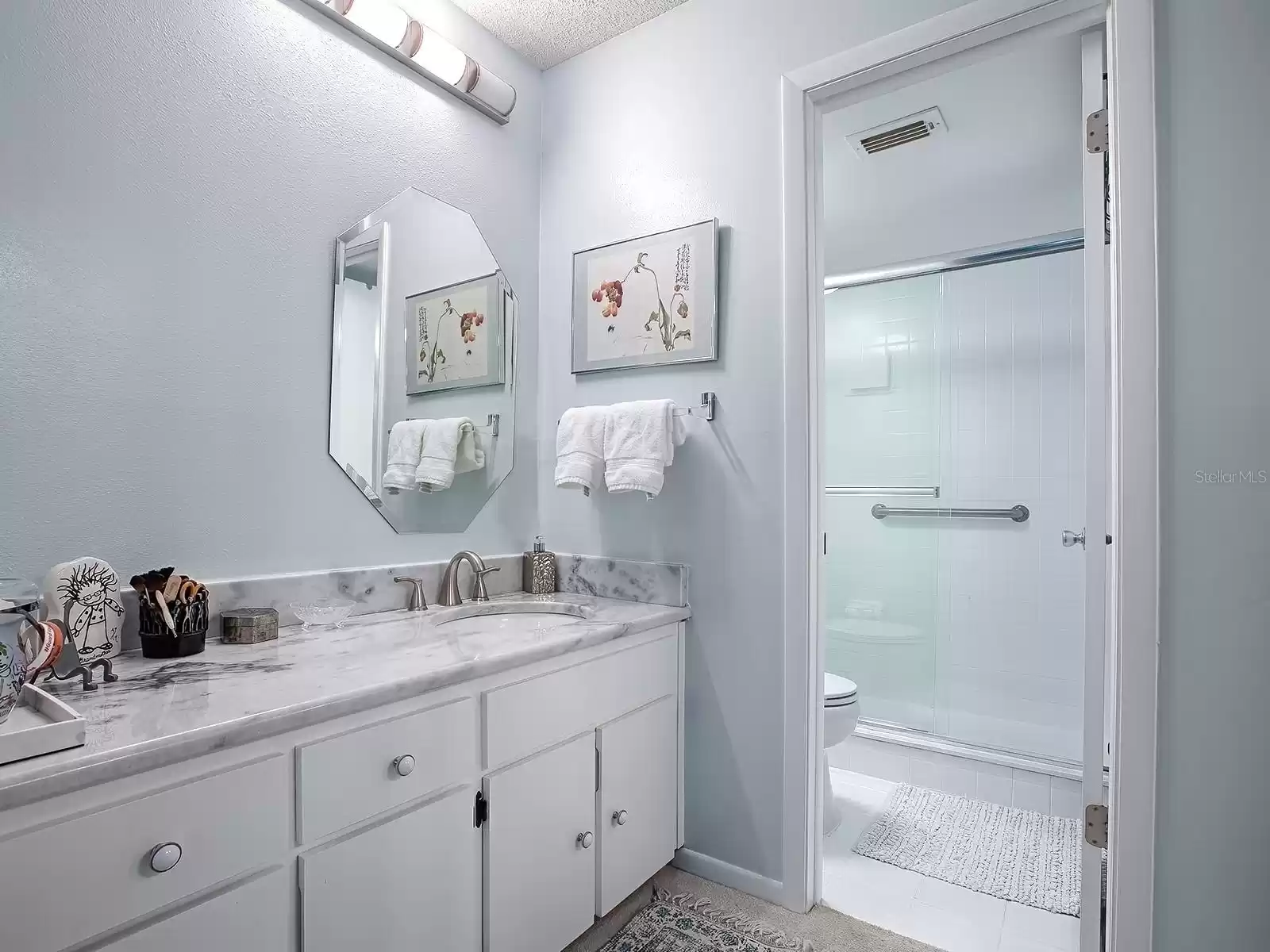 Primary Bath Vanity w/Marble Top