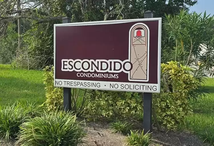 Escondido Condo Sign