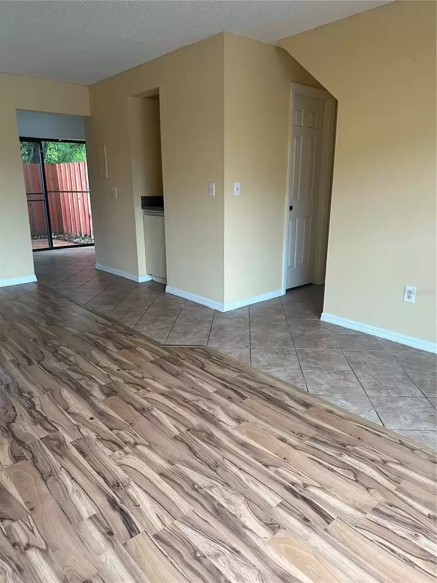 Downstairs living room area