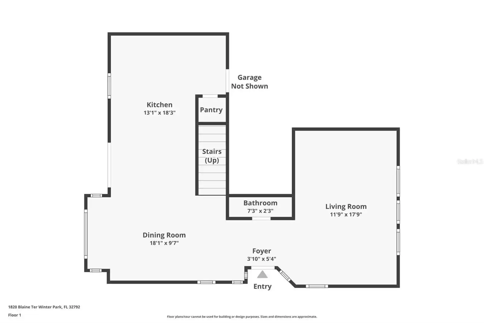 1820 BLAINE TERRACE, WINTER PARK, Florida 32792, 3 Bedrooms Bedrooms, ,2 BathroomsBathrooms,Residential,For Sale,BLAINE,MFRO6254945