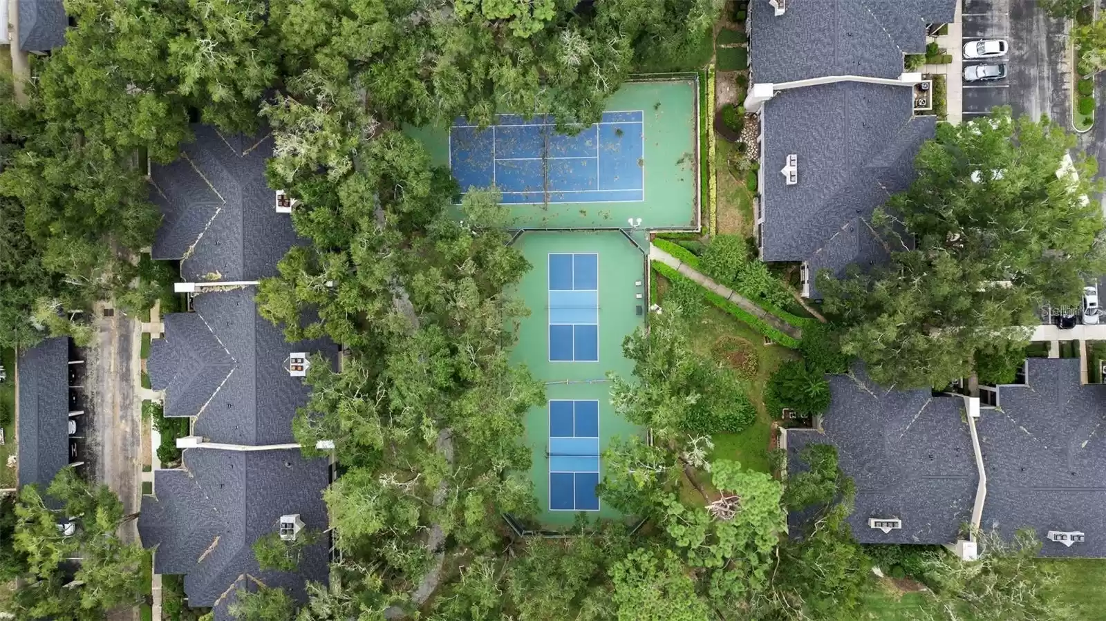 TENNIS COURTS AND PICKELBALL COURT