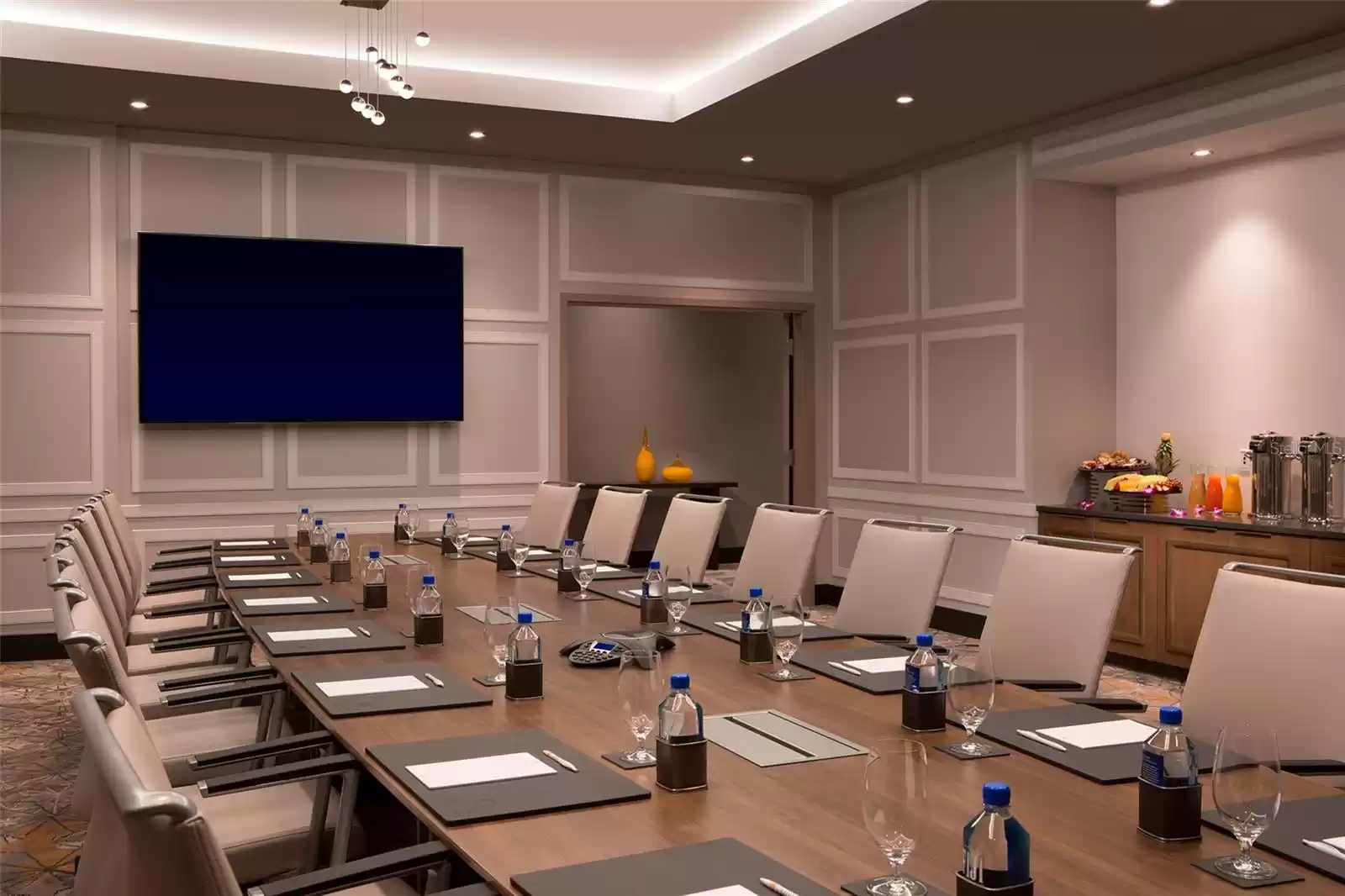 ONE OF THE CONFERENCE ROOMS